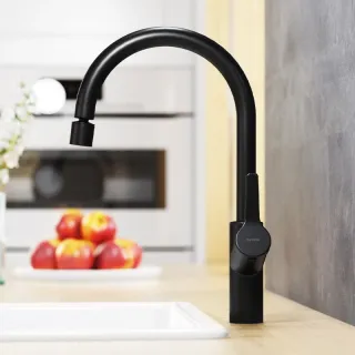 Смеситель для кухни Damixa Eclipse  310722300 высокий черный